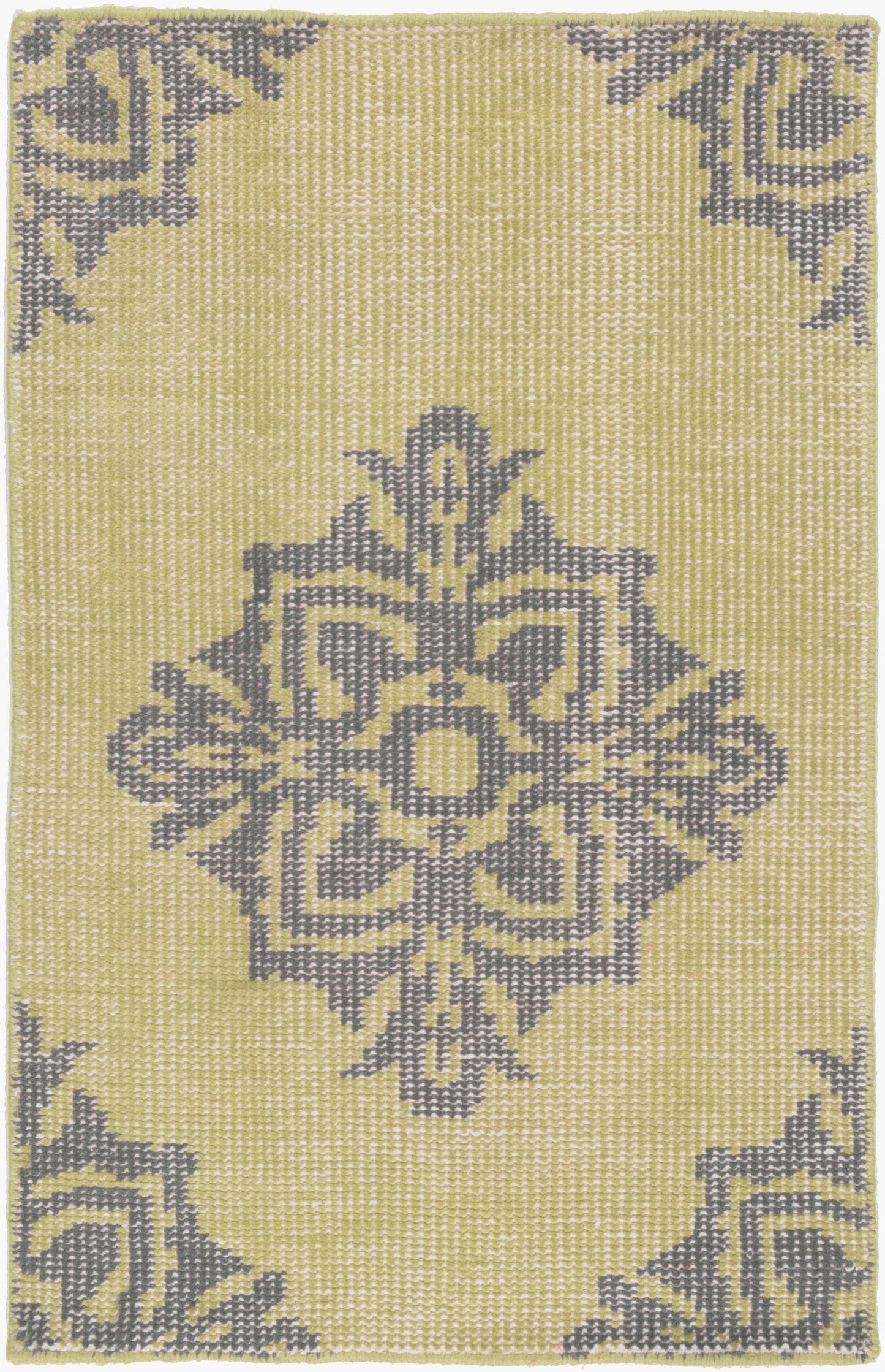 Zahra ZHA-4024 2' x 3' Handmade Wool Accent Rug