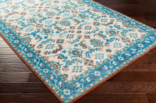 Zahra ZHA-4040 3' x 5' Handmade Wool Accent Rug