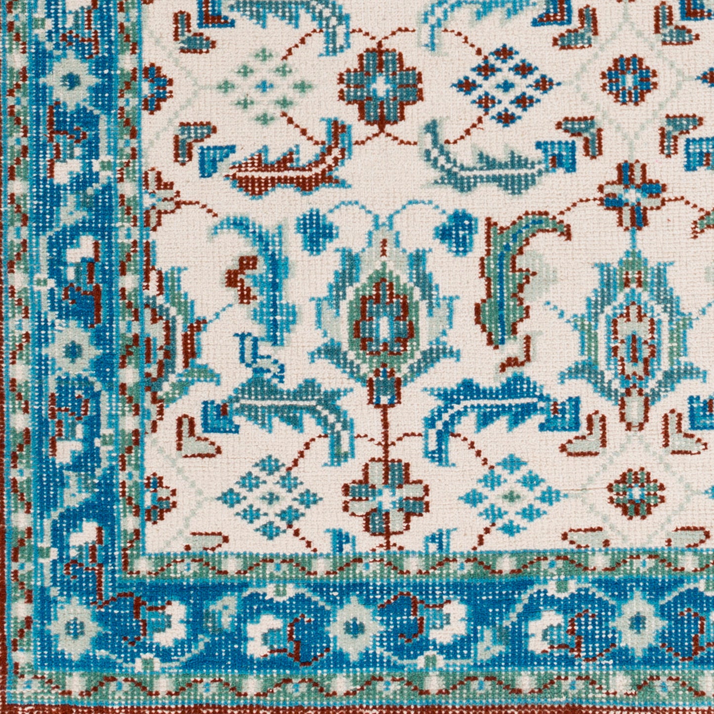 Zahra ZHA-4040 3' x 5' Handmade Wool Accent Rug