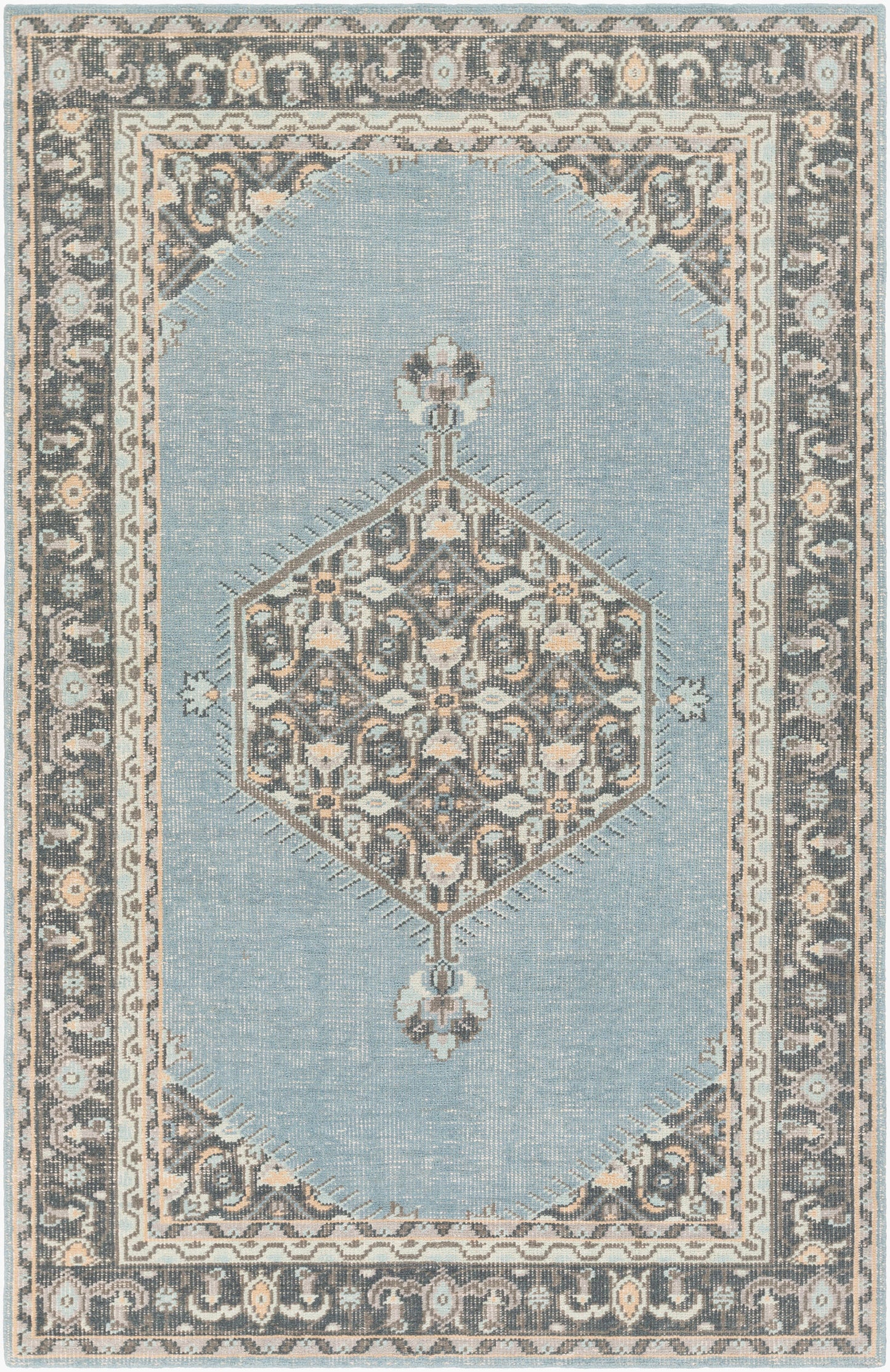 Zahra ZHA-4050 3' x 5' Handmade Wool Accent Rug