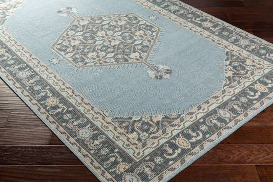 Zahra ZHA-4050 5' x 9' Handmade Wool Area Rug