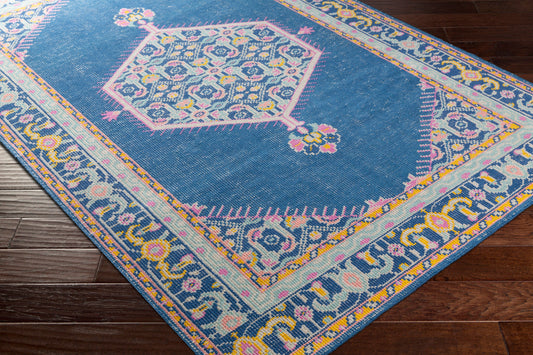 Alfombra de lana hecha a mano Zahra ZHA-4051 de 1,52 m x 2,74 m