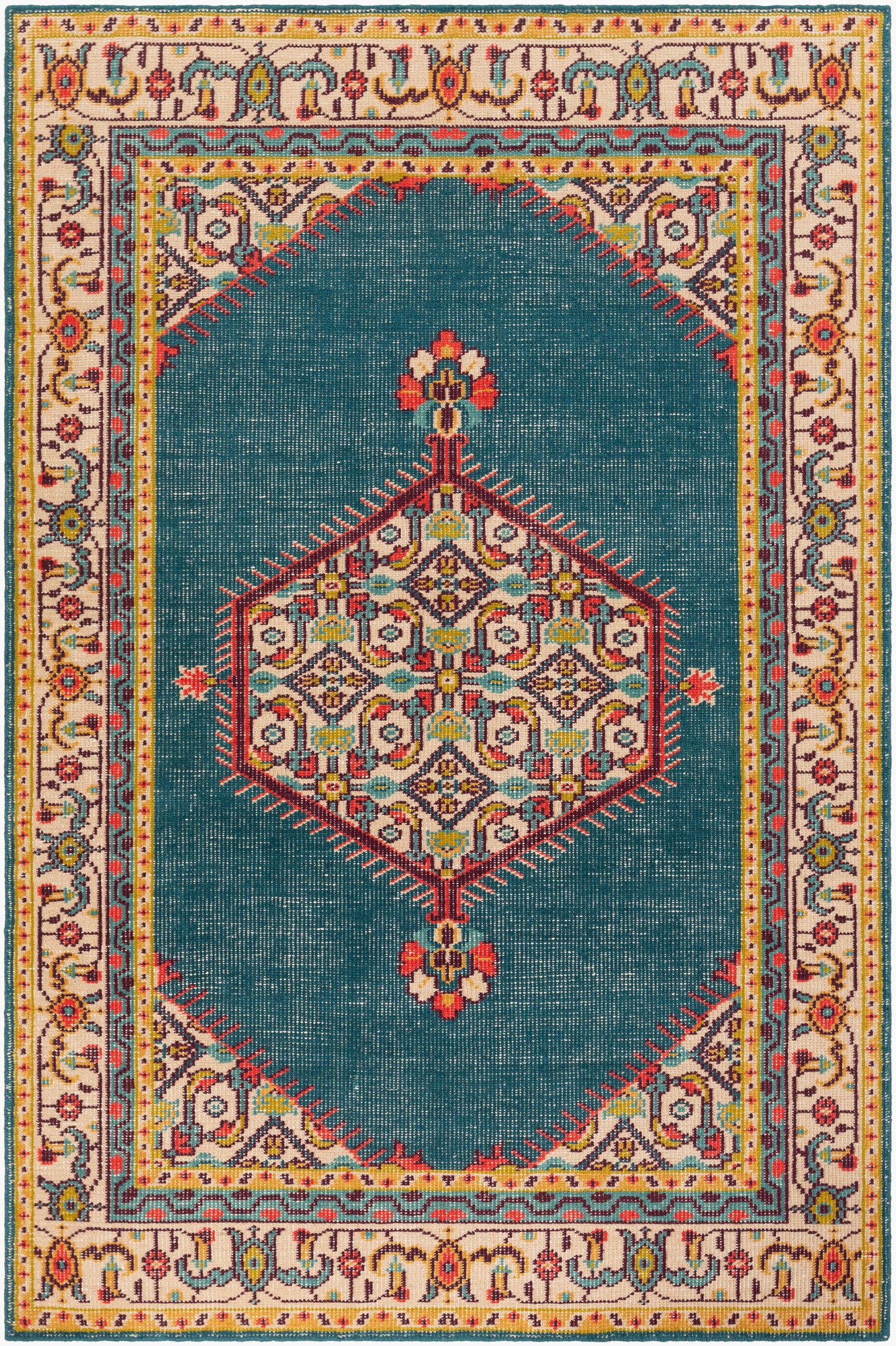 Zahra ZHA-4052 2' x 3' Handmade Wool Accent Rug