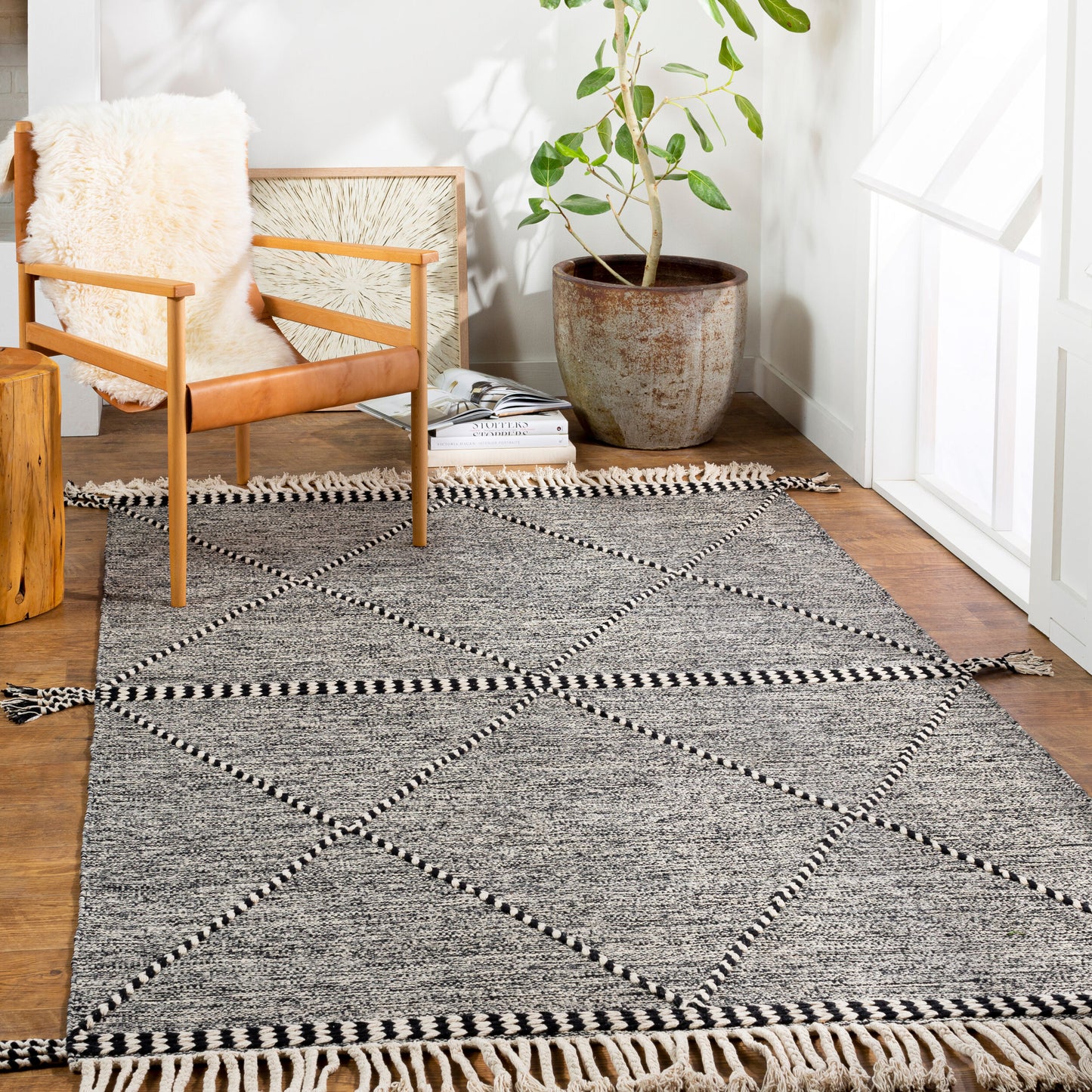Zanafi ZNF-2301 5' x 7' Handmade Area Rug