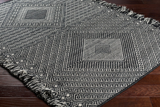 Alfombra decorativa de lana hecha a mano Zanafi ZNF-2303 de 2' x 3'