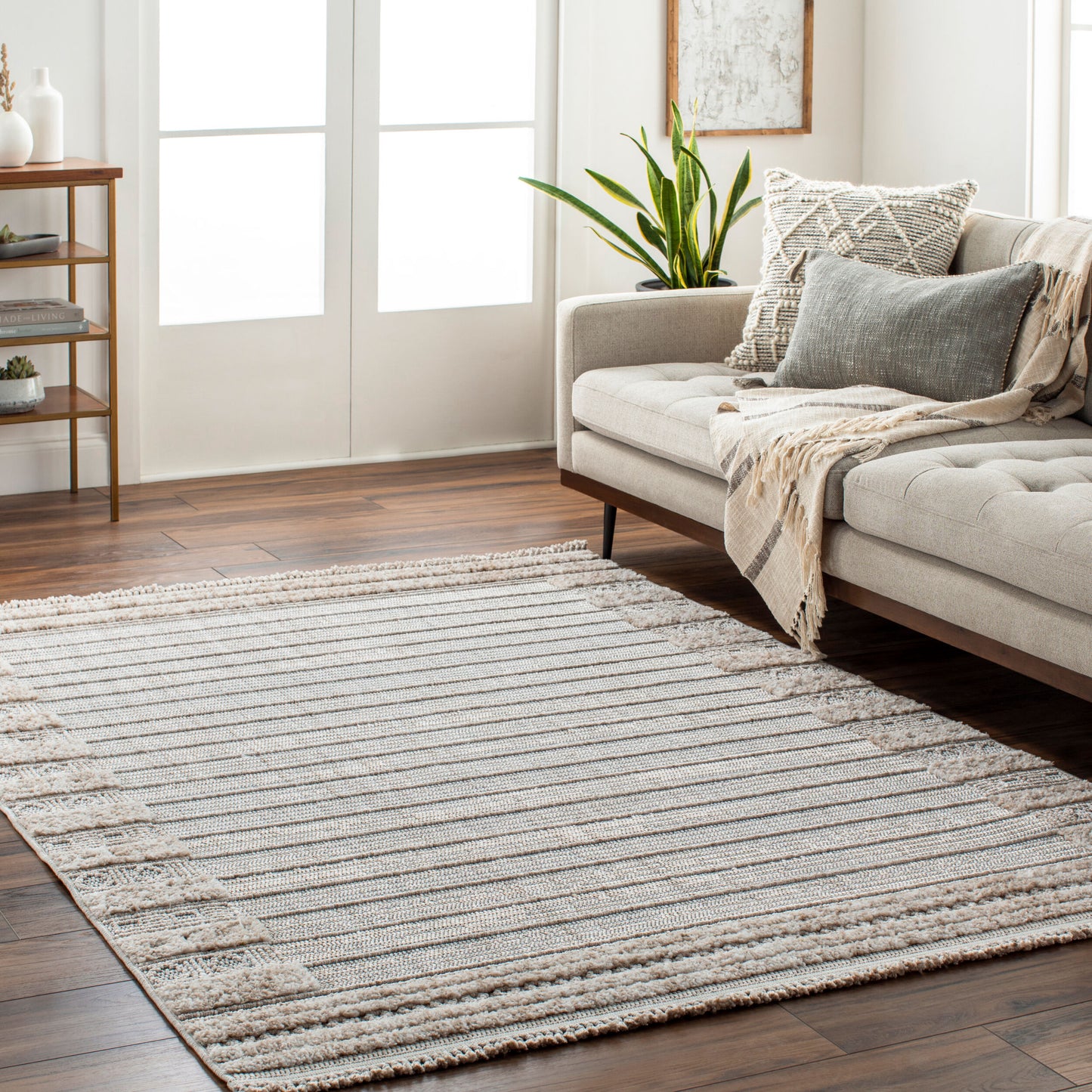 Zaragoza ZRZ-2302 5' x 7' Machine Woven Area Rug