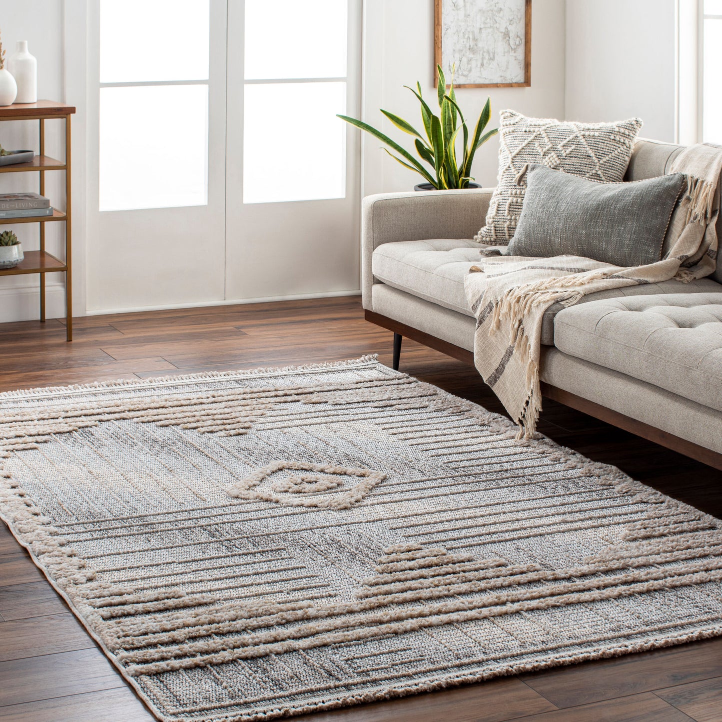 Zaragoza ZRZ-2305 5' x 7' Machine Woven Area Rug