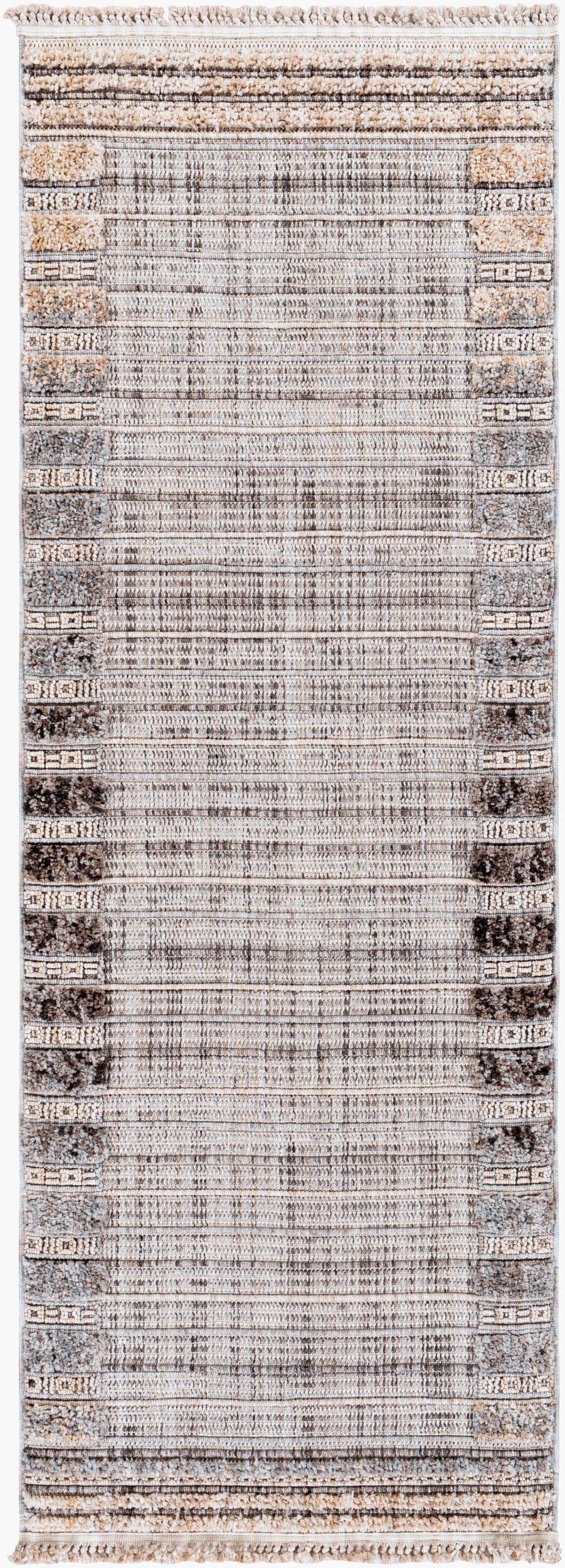 Zaragoza ZRZ-2308 7ft Runner Machine Woven Runner Rug