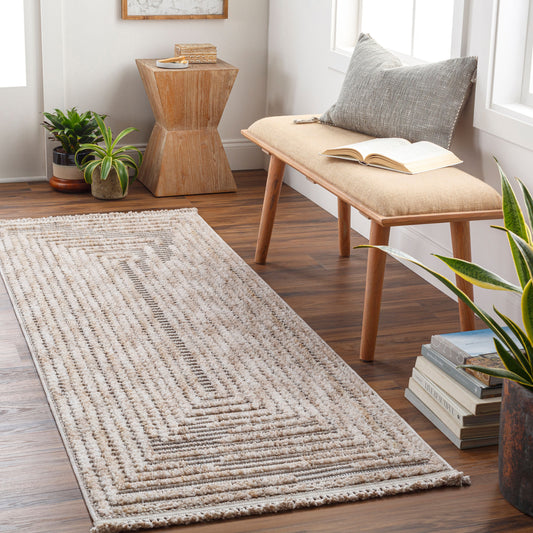 Zaragoza ZRZ-2315 7ft Runner Machine Woven Runner Rug
