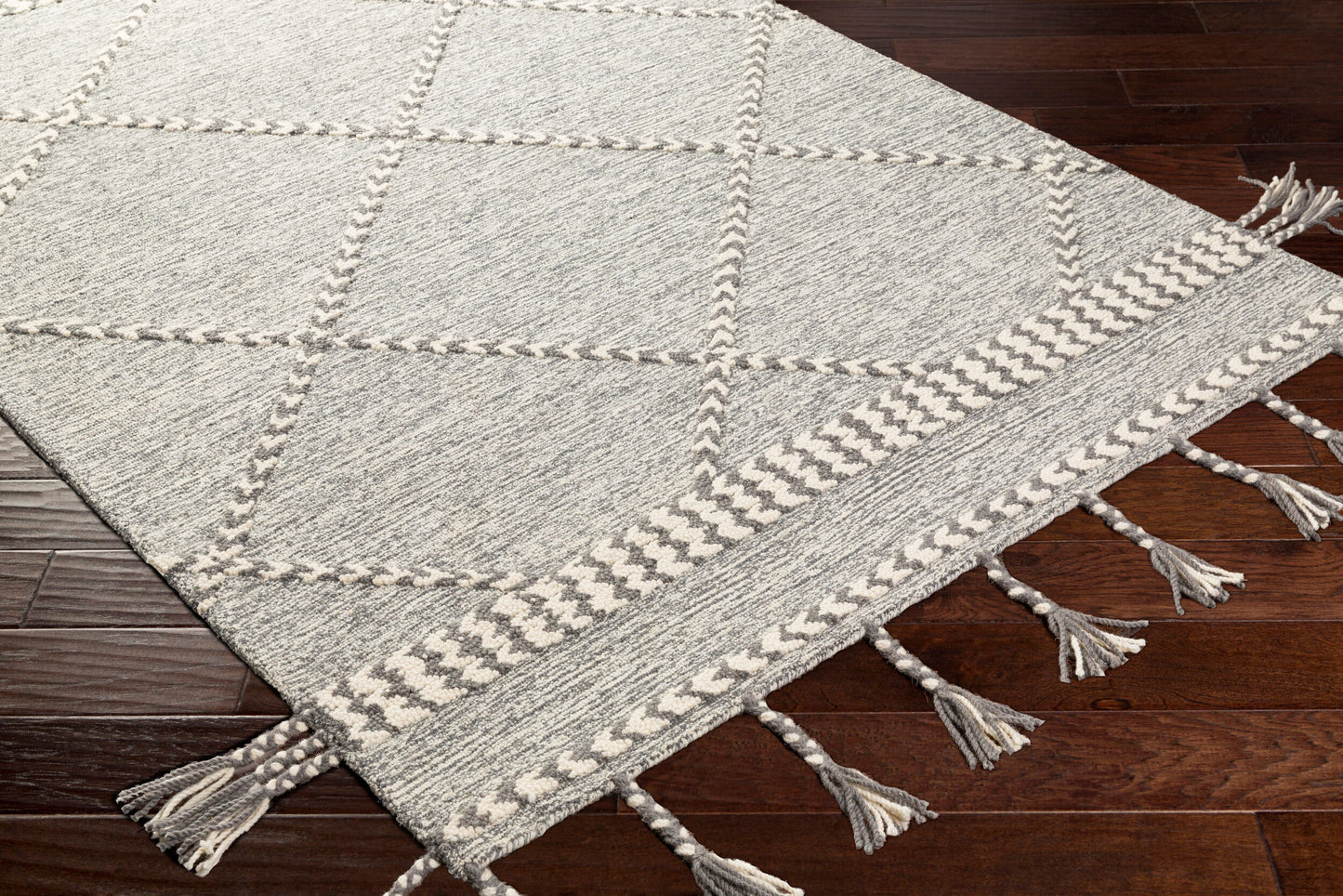 Zanafi Tassels ZTS-2306 2' x 3' Handmade Wool Accent Rug