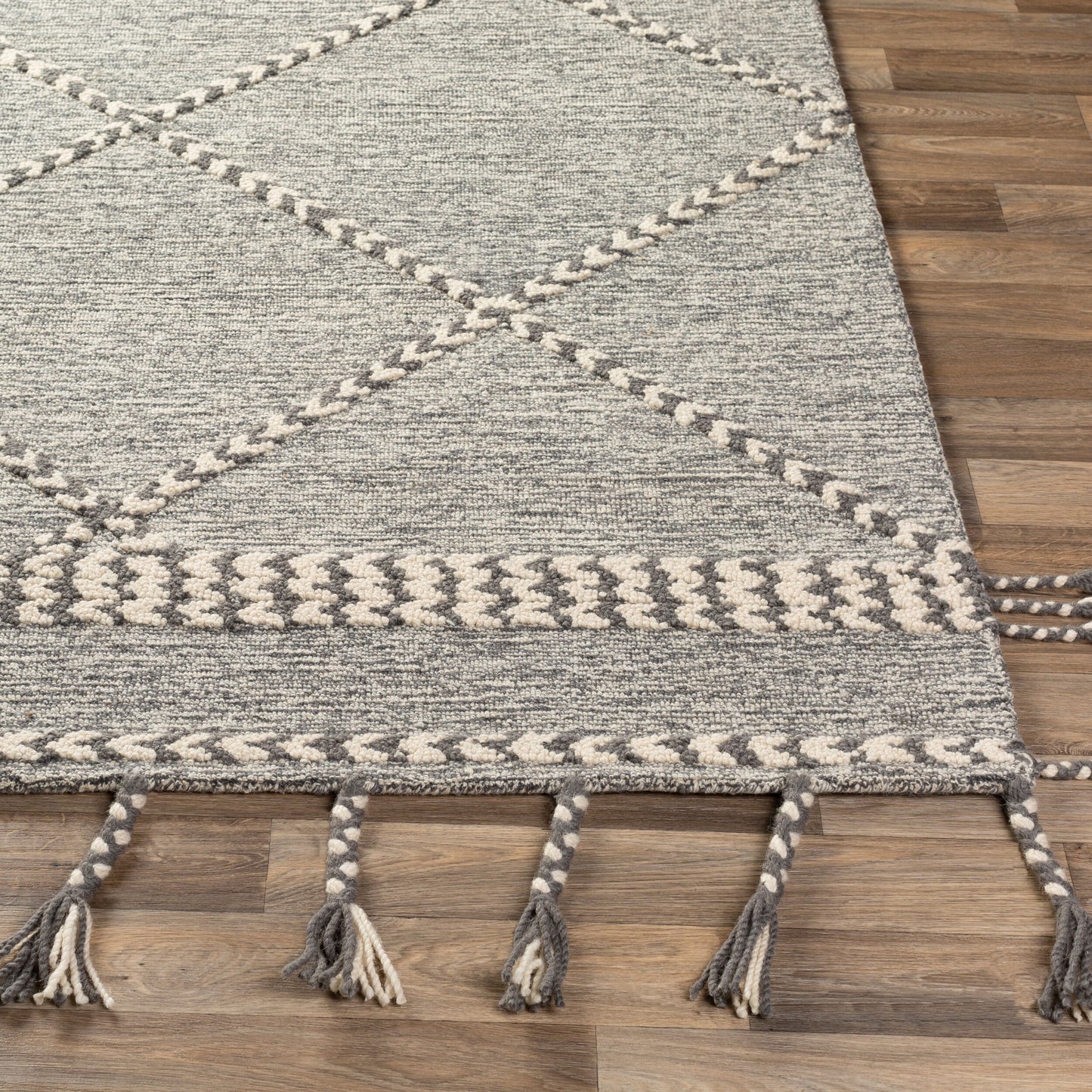 Zanafi Tassels ZTS-2306 2' x 3' Handmade Wool Accent Rug