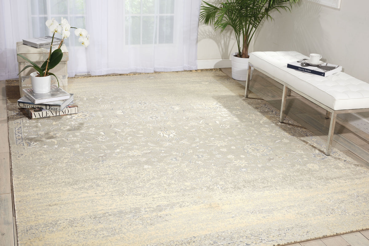 Luminance LUM10 Silver Loomed Rug
