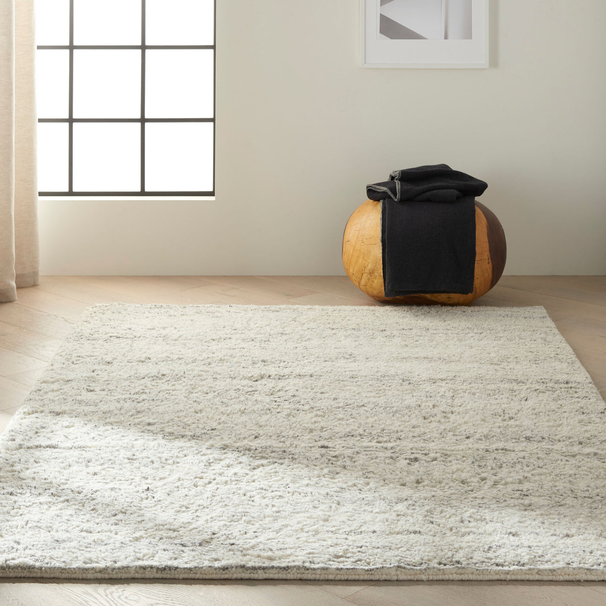 Calvin Klein Agadir CK930 Silver Knotted Rug