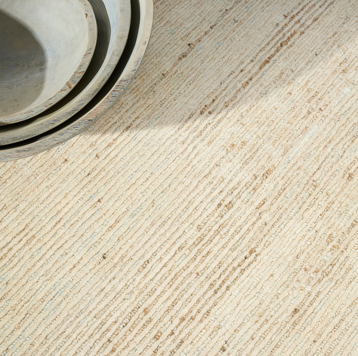 Calvin Klein Kathmandu CK920 Natural Knotted Rug