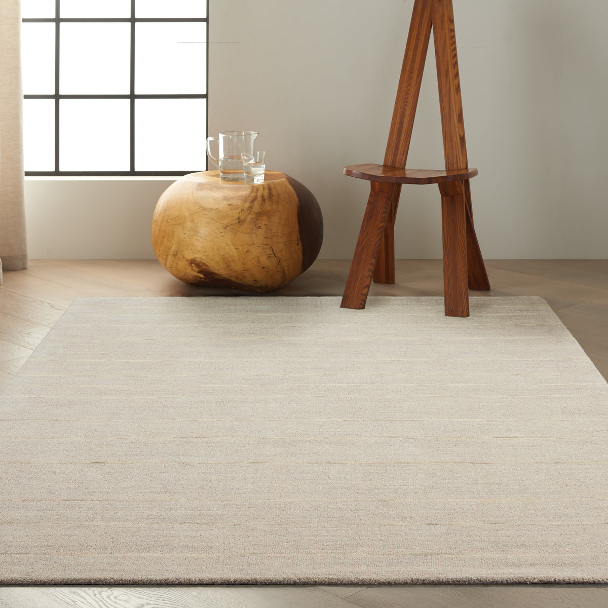Calvin Klein Halo HAL01 Grey Loomed Rug