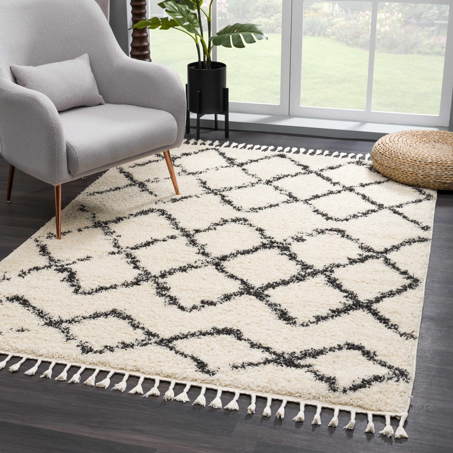 Berber Shag BBE-2300 Machine Woven Rug