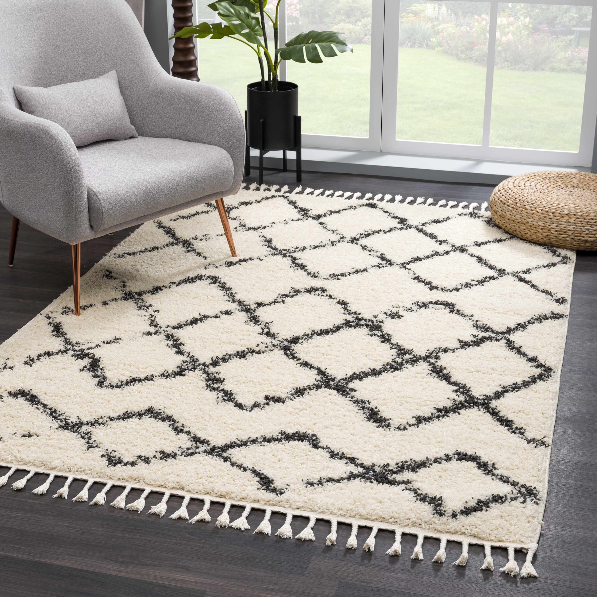 Berber Shag BBE-2300 Machine Woven Rug
