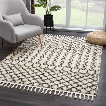 Berber Shag BBE-2309 Machine Woven Rug