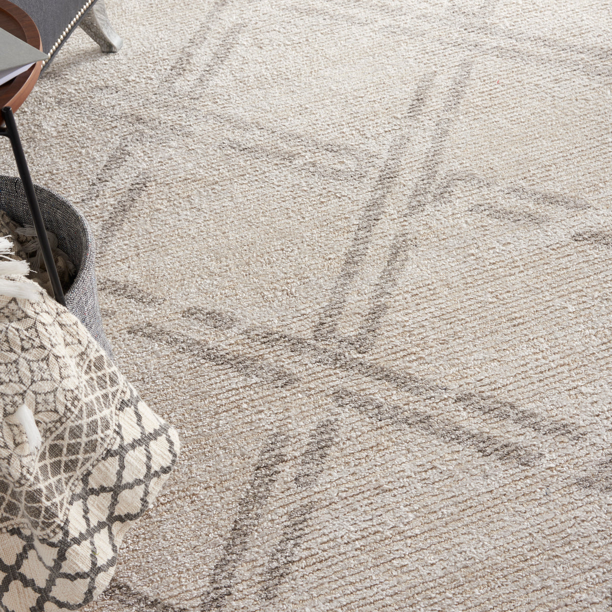 Venosa VSN01 Ivory/Grey Tufted Rug