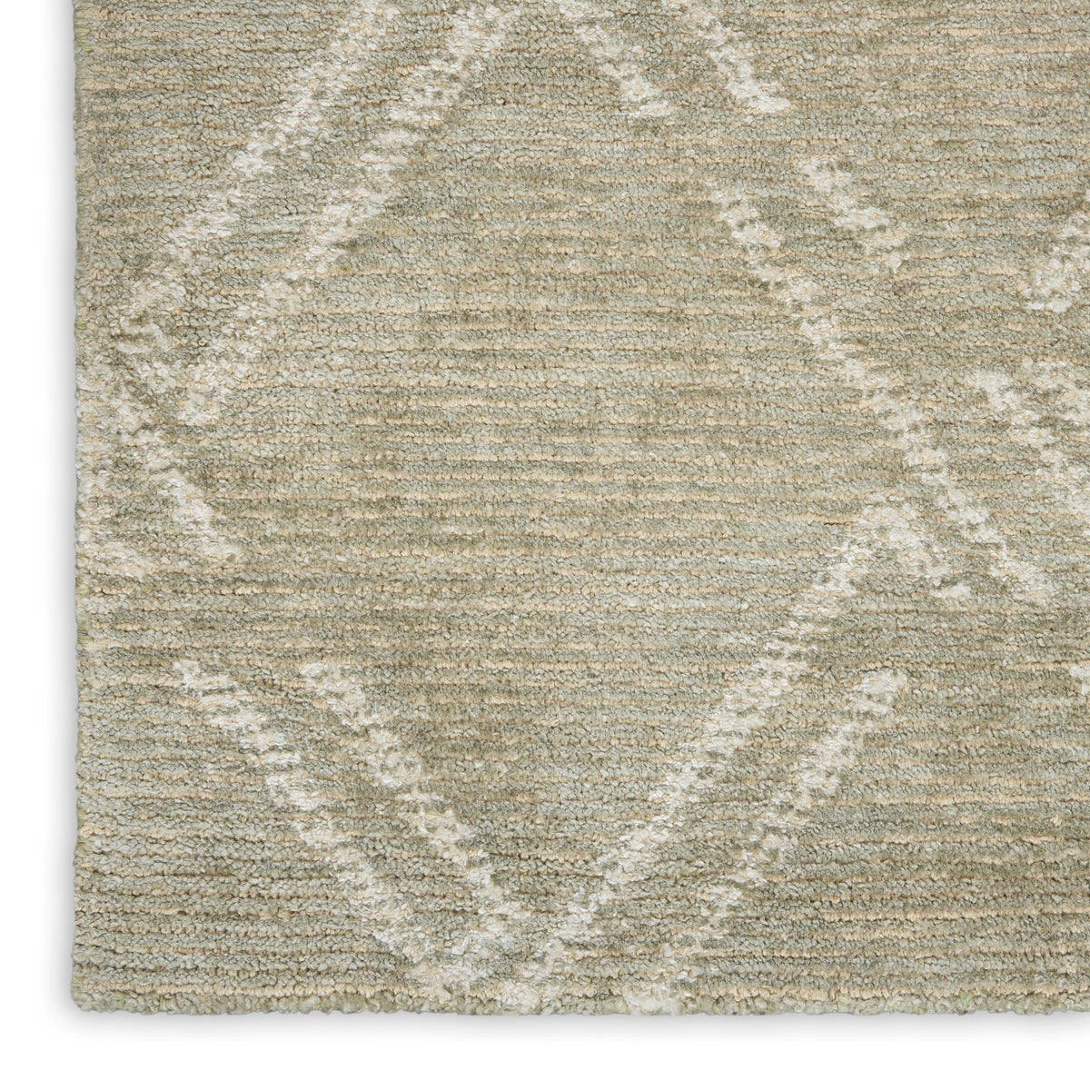 Venosa VSN01 Green Ivory Tufted Rug