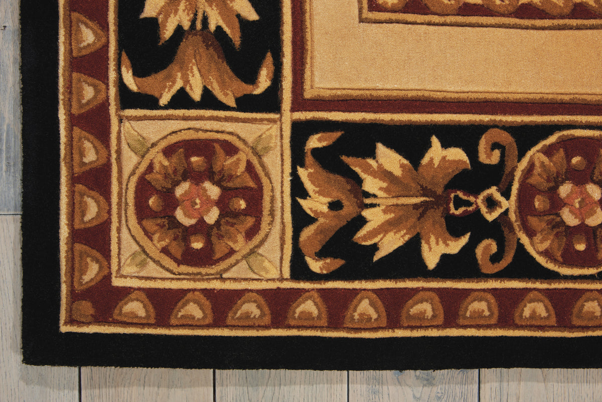 Versailles Palace VP21 Ivory/Black Tufted Rug