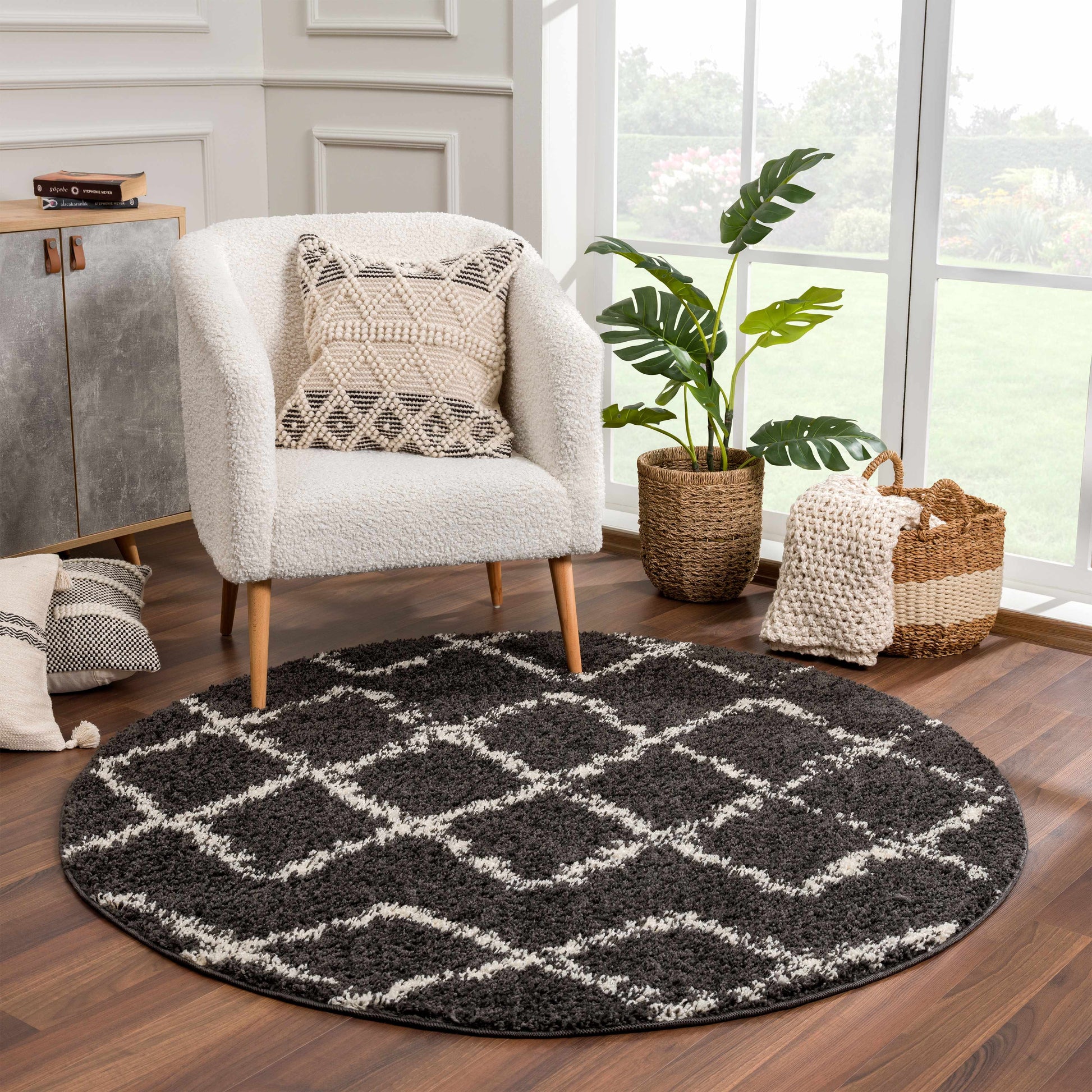Berber Shag BBE-2307 Machine Woven Rug