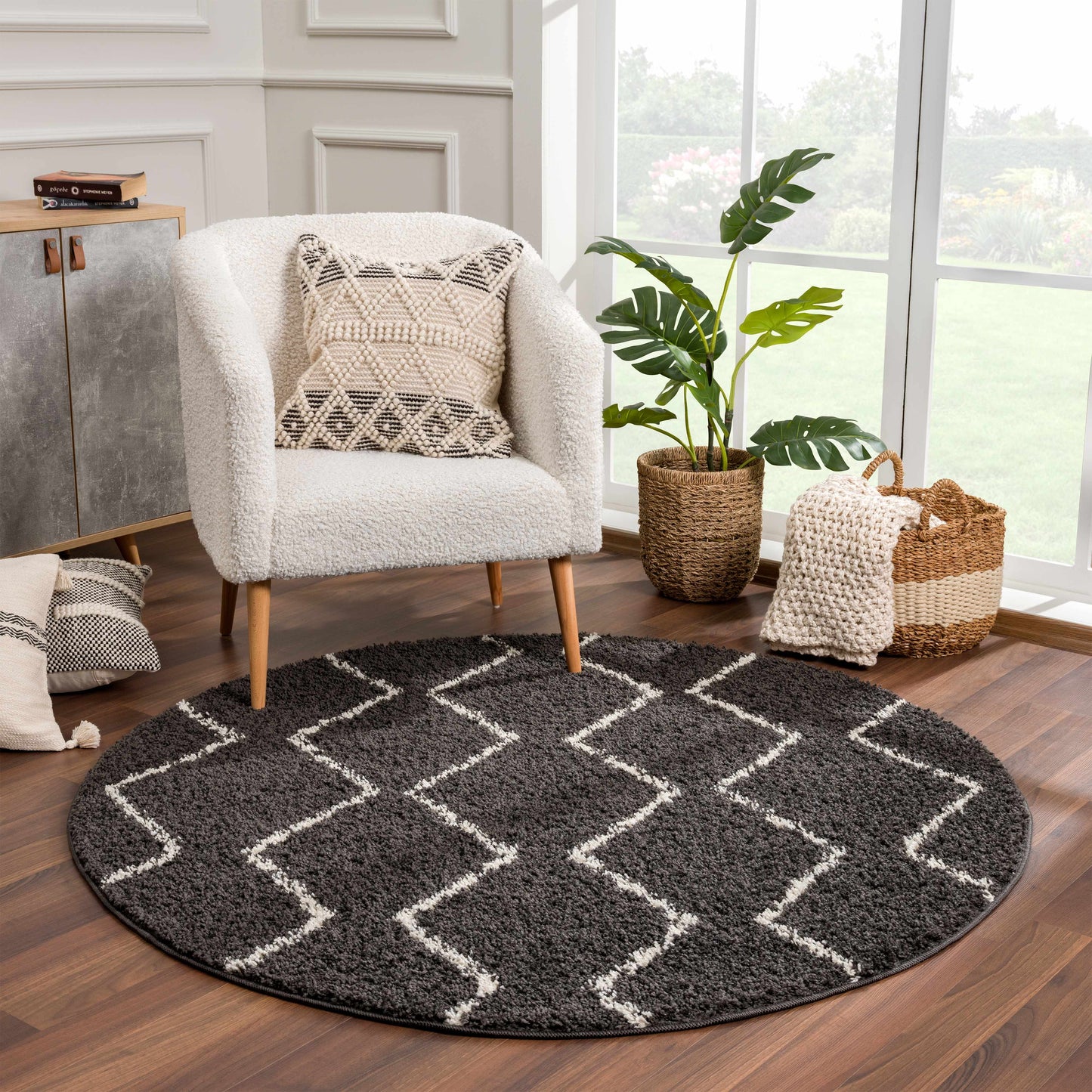 Berber Shag BBE-2306 Machine Woven Rug