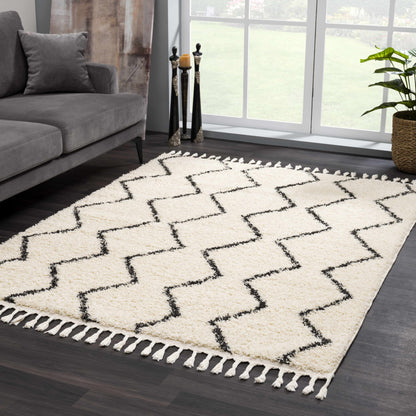 Berber Shag BBE-2303 Machine Woven Rug