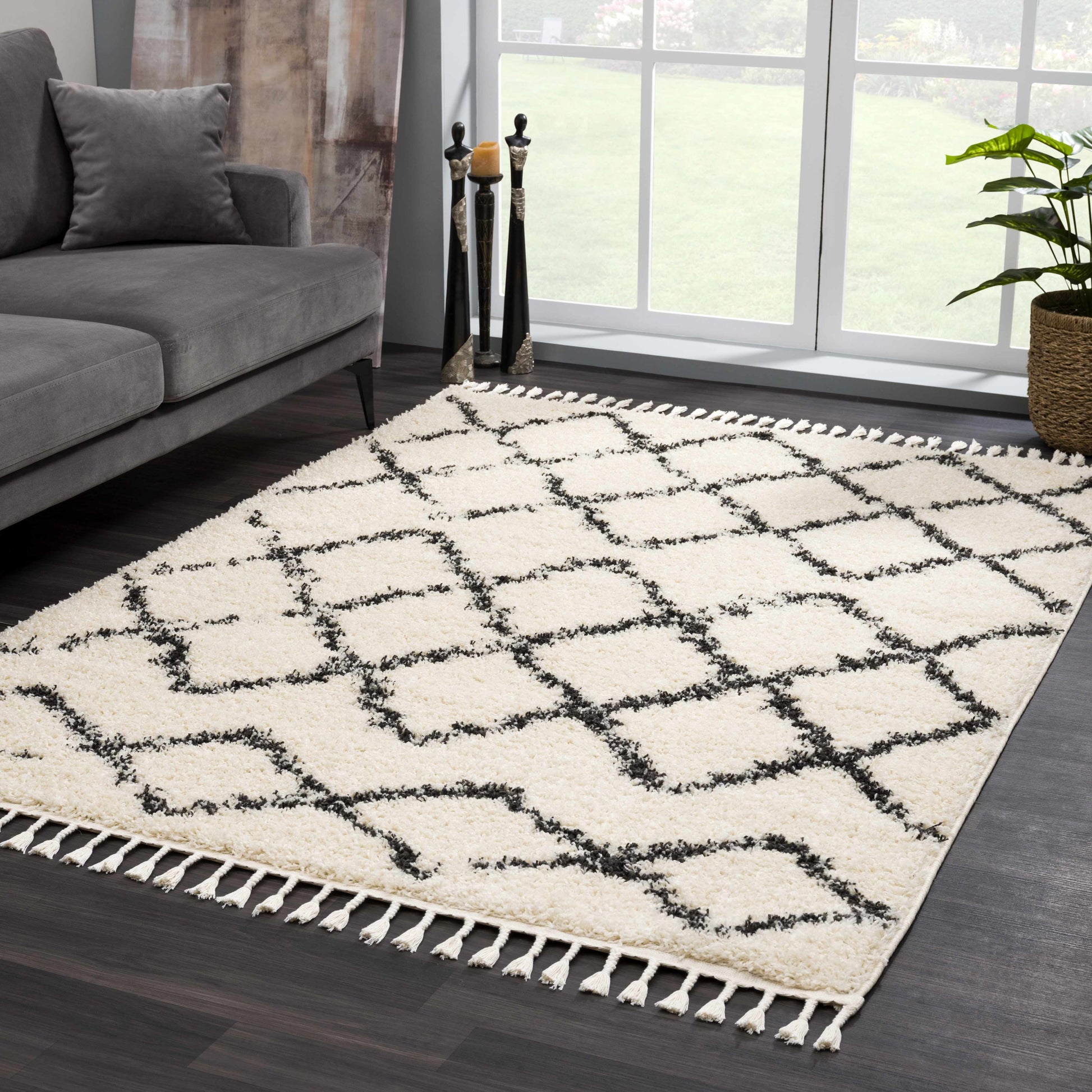 Berber Shag BBE-2300 Machine Woven Rug