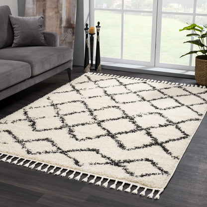 Berber Shag BBE-2300 Machine Woven Rug