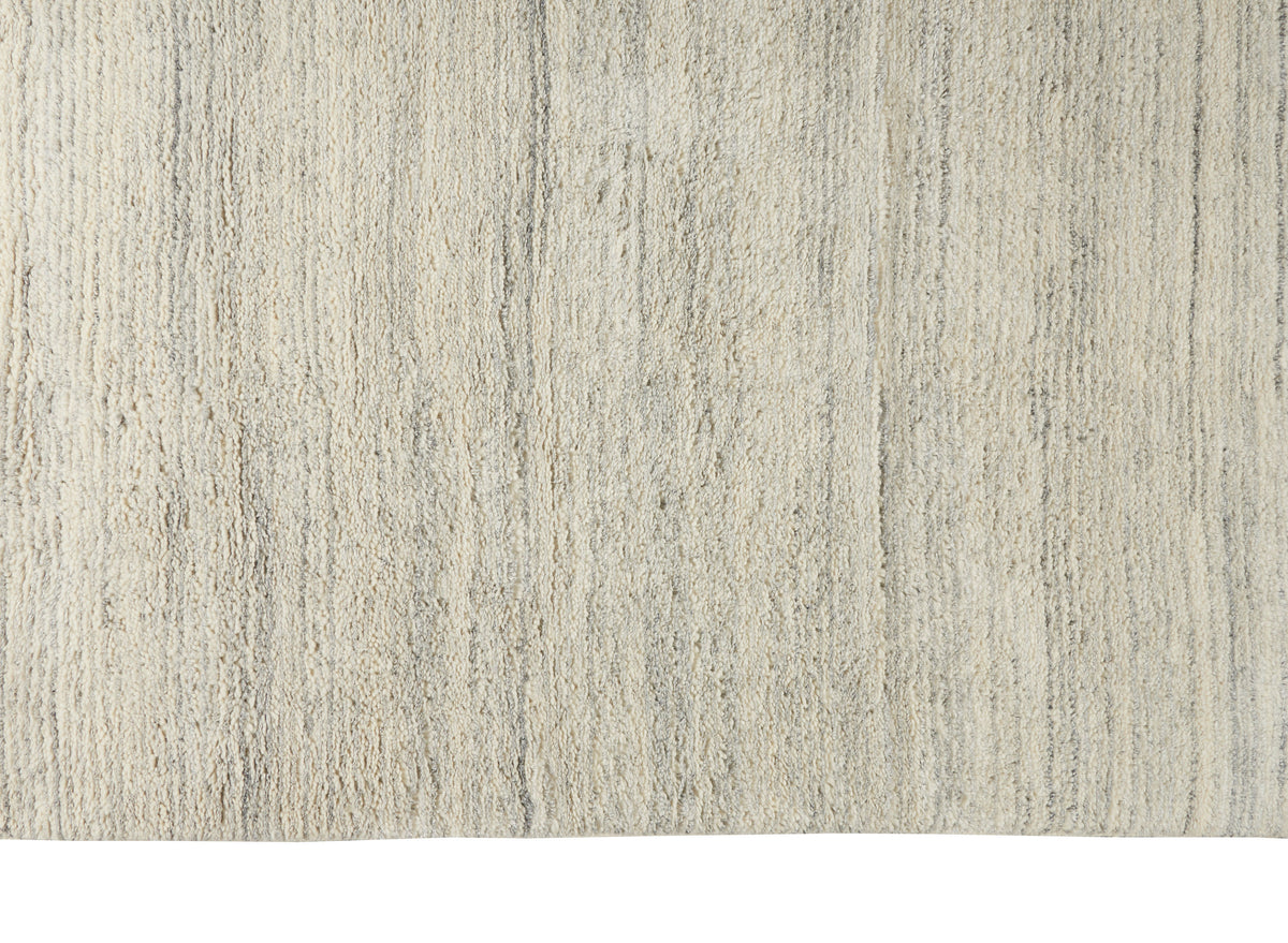 Calvin Klein Agadir CK930 Silver Knotted Rug