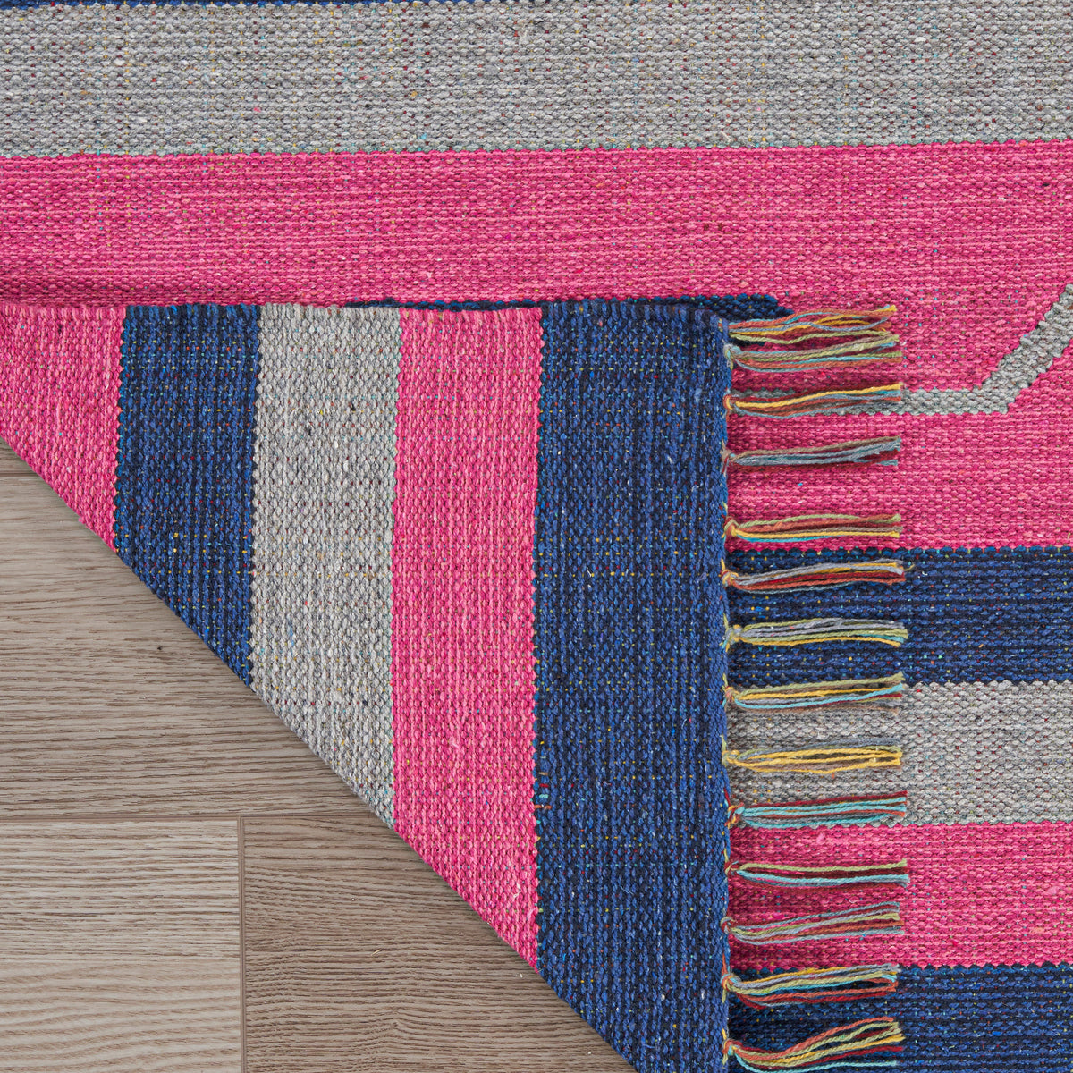 Baja BAJ01 Pink/Blue Woven Rug