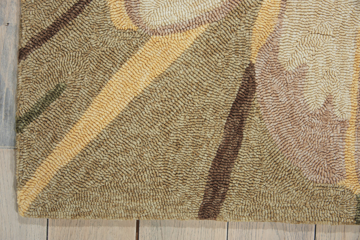 South Beach SOU19 Kiwi Hooked Rug