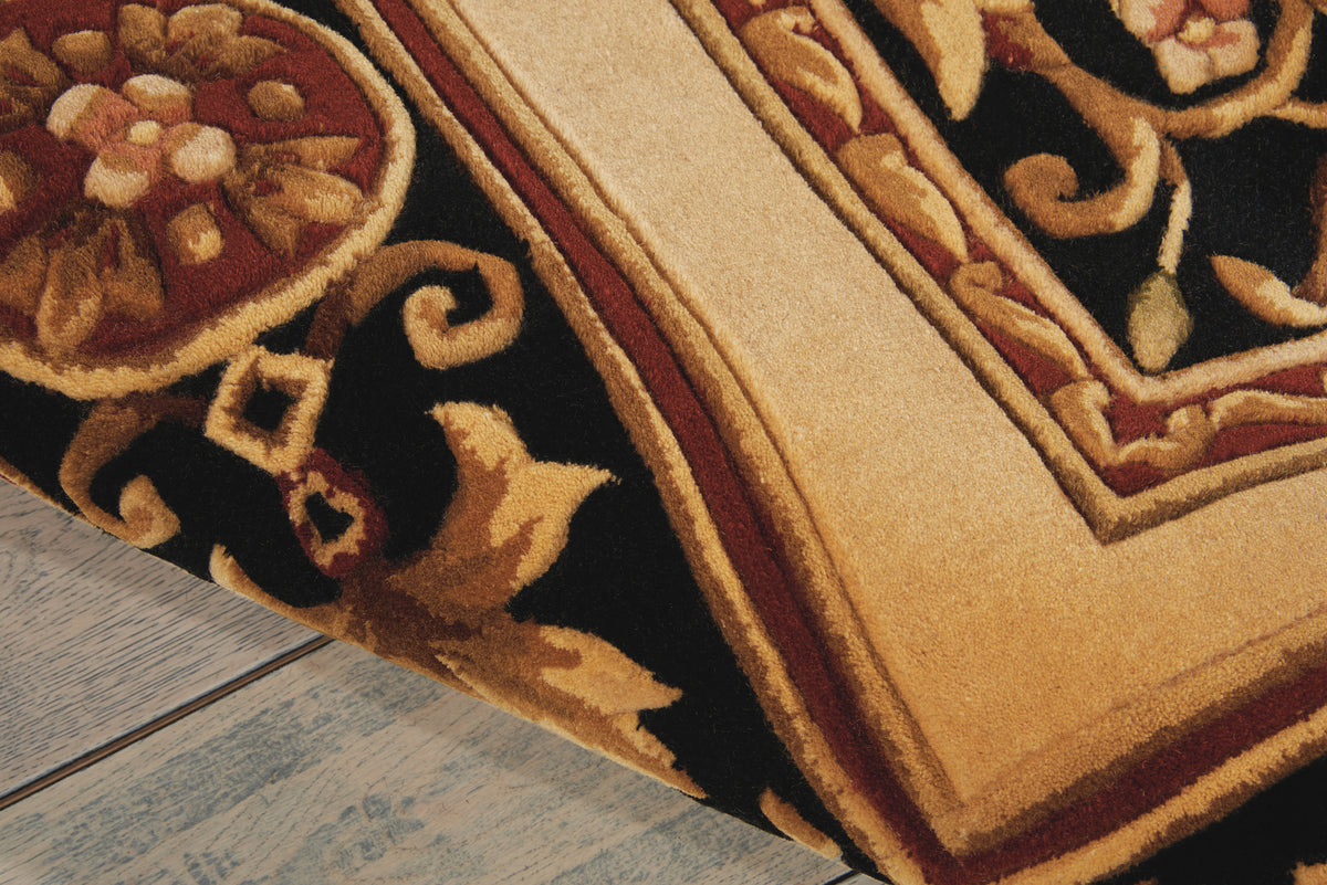 Versailles Palace VP21 Ivory/Black Tufted Rug