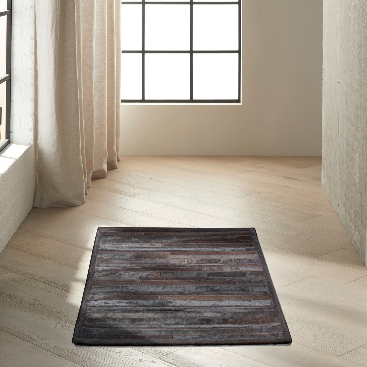 Calvin Klein Home Prairie PRA1 Black Woven Rug