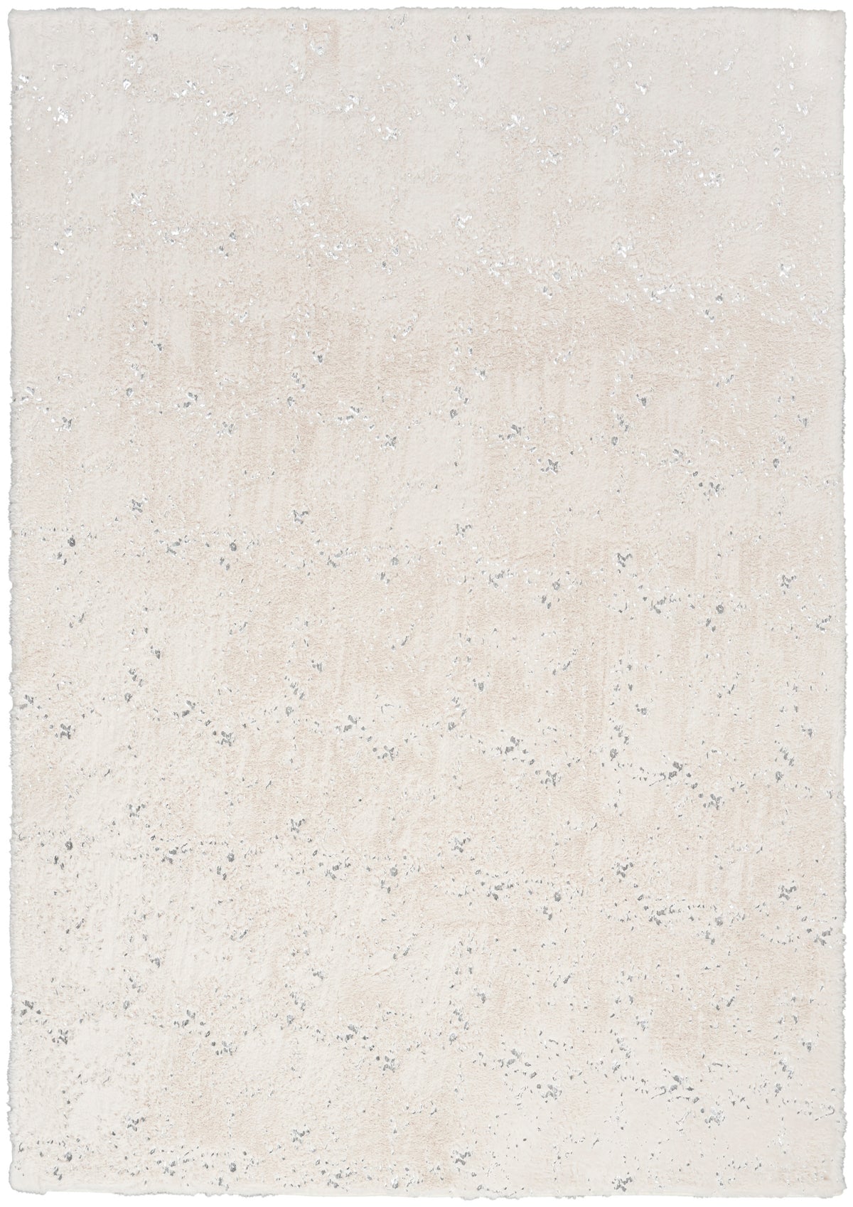 Cozy Shimmer CSH01 Ivory Silver Hand Tufted Rug