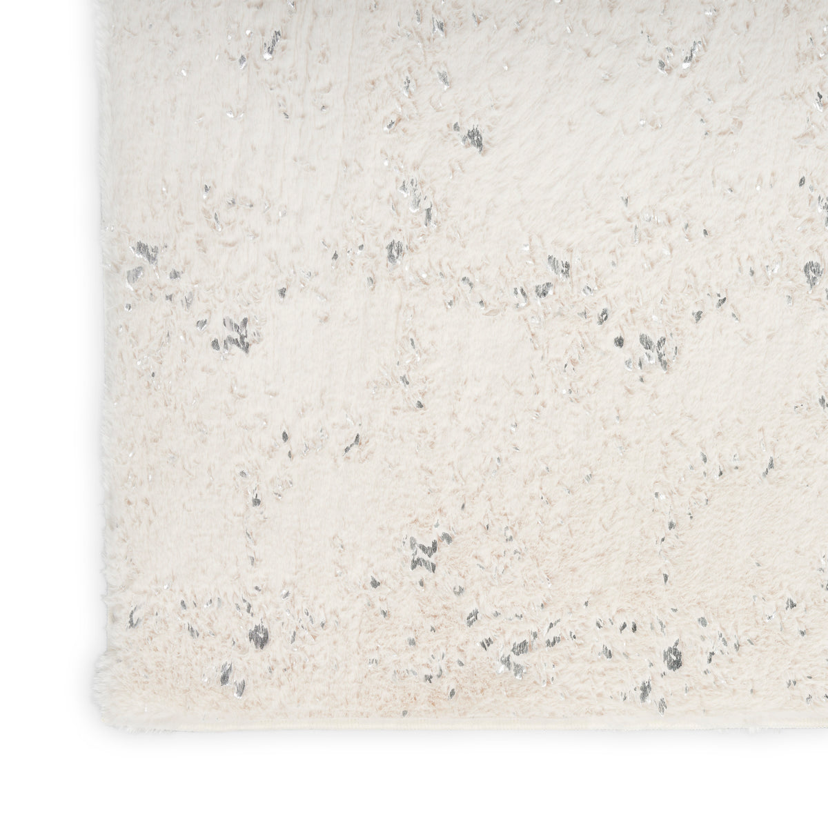 Cozy Shimmer CSH01 Ivory Silver Hand Tufted Rug