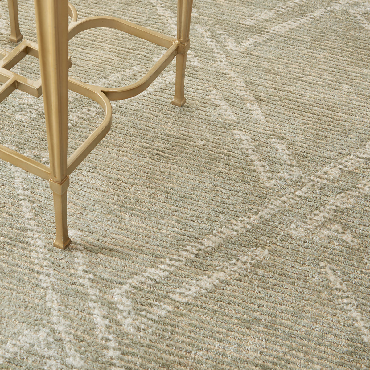 Venosa VSN01 Green Ivory Tufted Rug