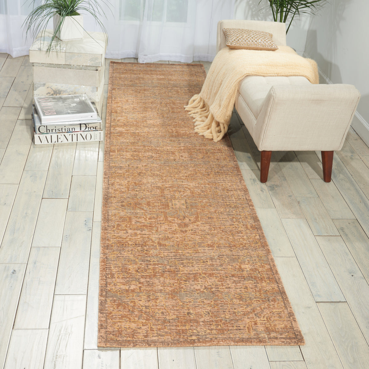 Silken Allure SLK14 Chocolate Loomed Rug