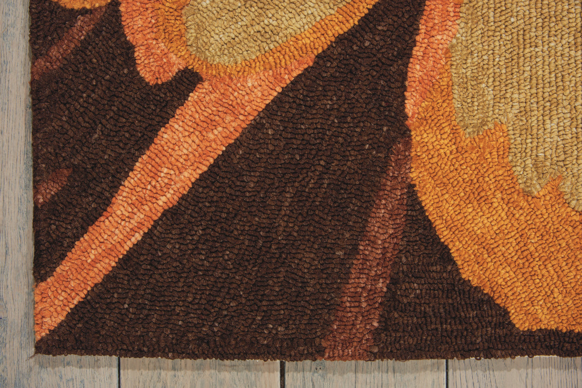South Beach SOU19 Multicolor Hooked Rug