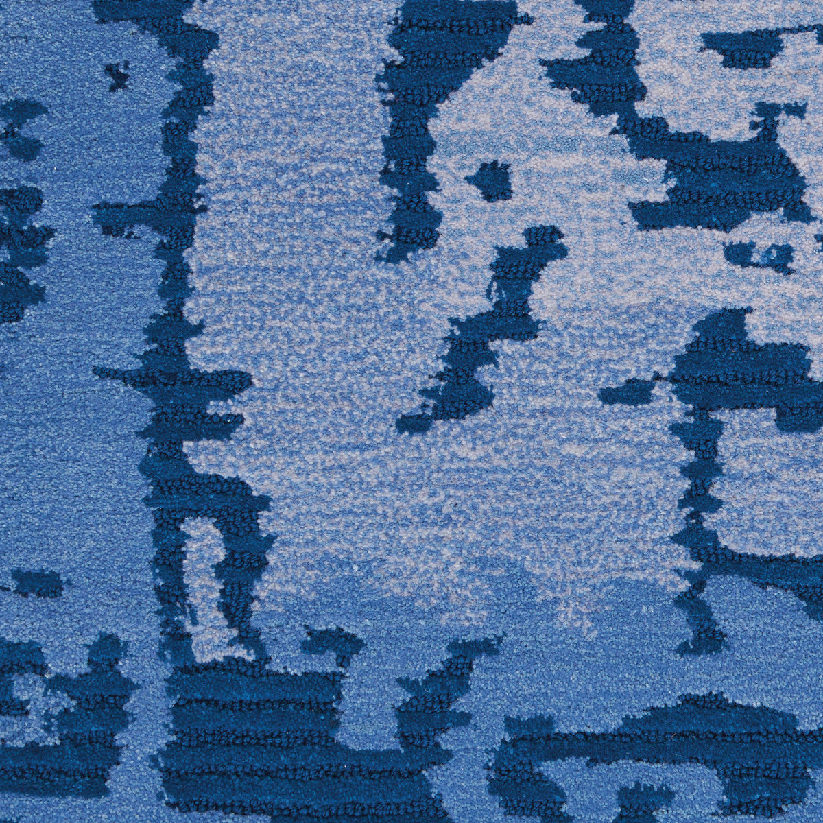 Symmetry SMM02 Navy Blue Tufted Rug