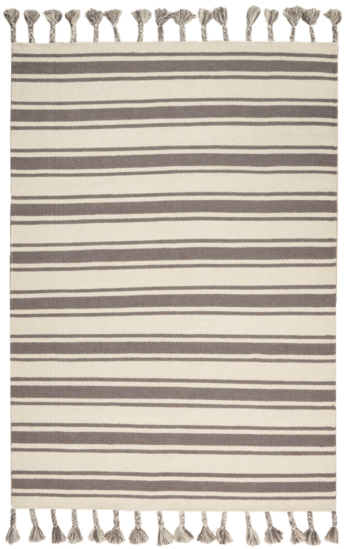 Rio Vista DST01 Ivory/Grey Woven Rug