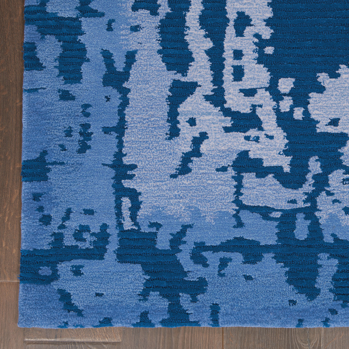 Symmetry SMM02 Navy Blue Tufted Rug