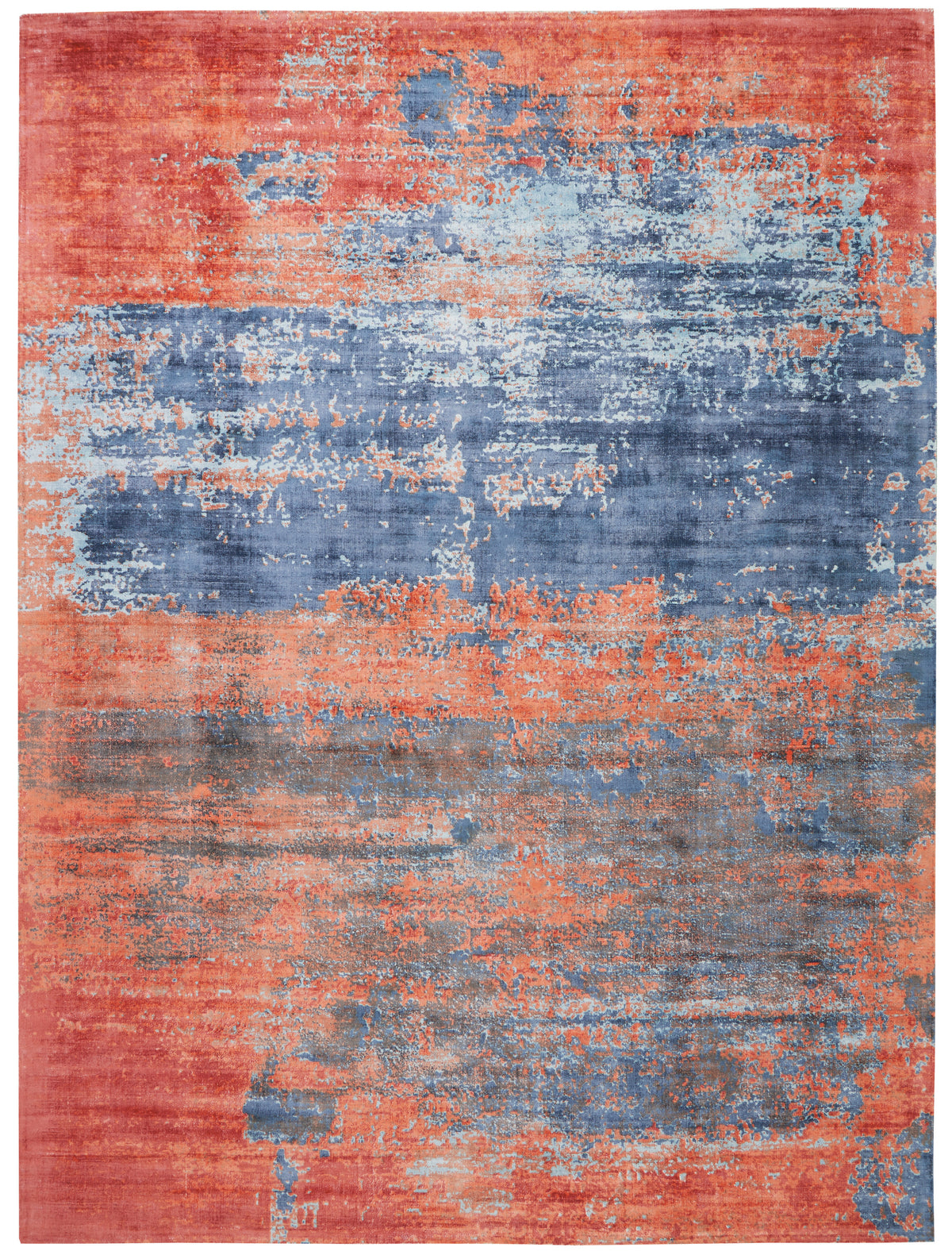 Safari Dreams KI374 Blue Brick Loomed Rug