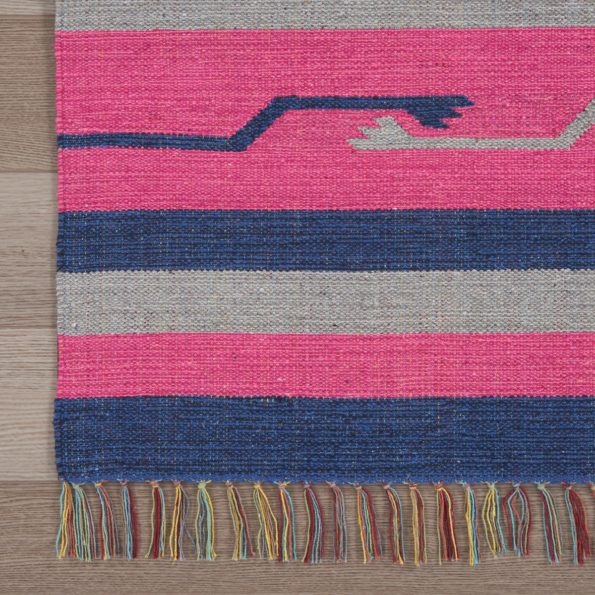 Baja BAJ01 Pink/Blue Woven Rug