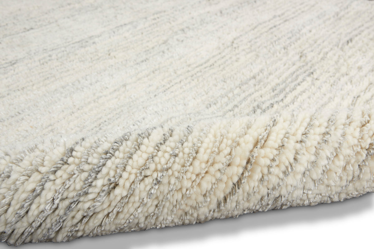 Calvin Klein Agadir CK930 Silver Knotted Rug