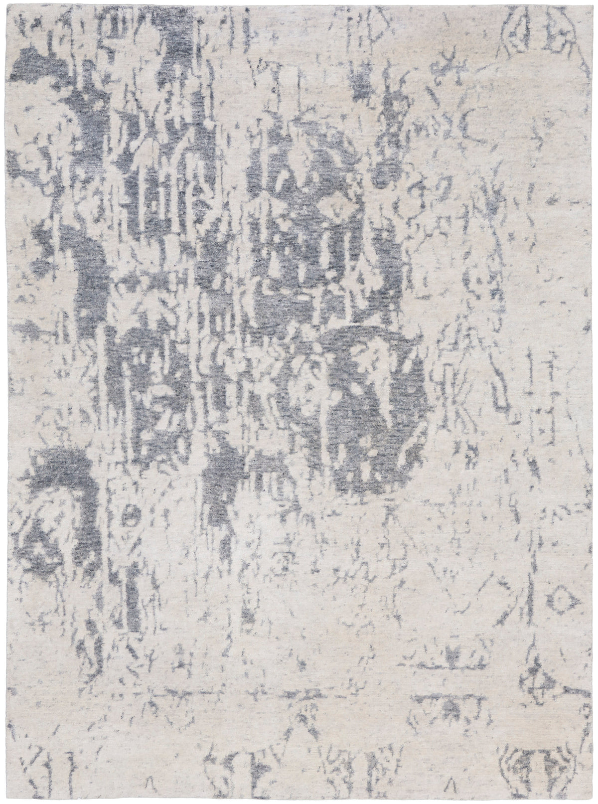 Silk Shadows SHA10 Sterling Knotted Rug
