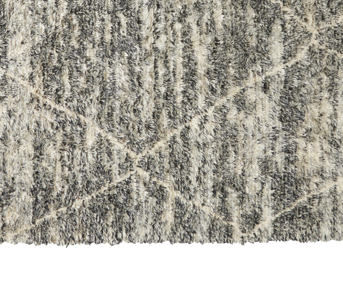 Calvin Klein San Antonio CK774 Charcoal Ivory Knotted Rug