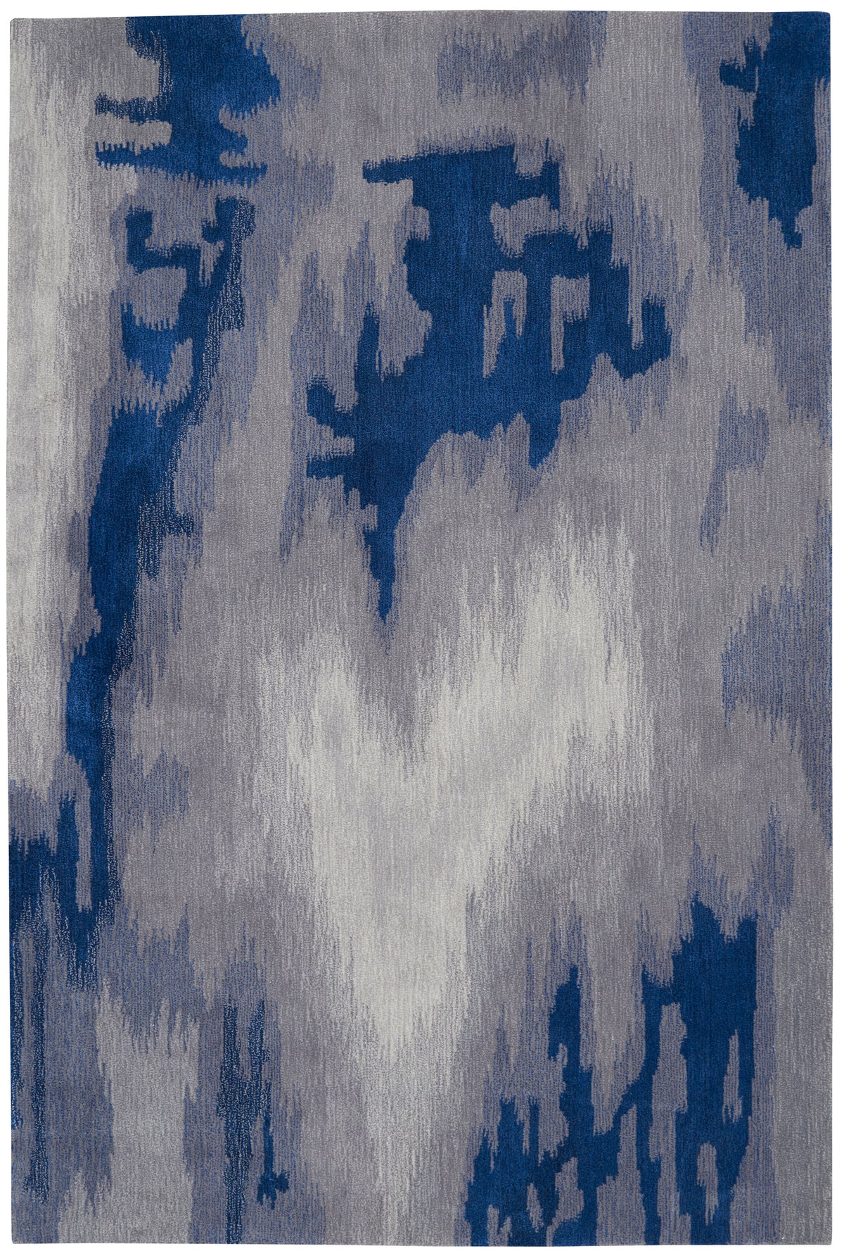 Symmetry SMM10 Grey Blue Tufted Rug
