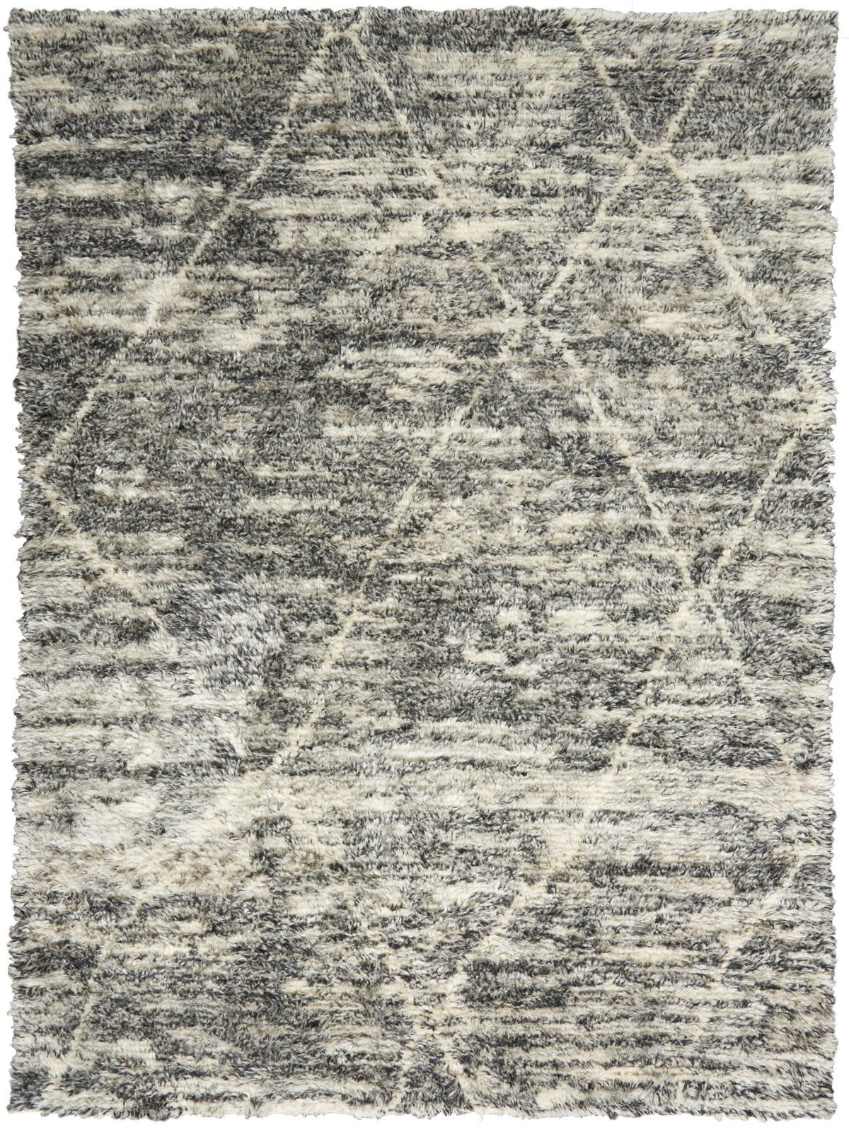 Calvin Klein San Antonio CK774 Charcoal Ivory Knotted Rug